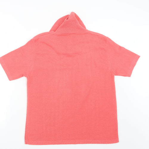 Florida Womens Pink  Knit Pullover Jumper Size M