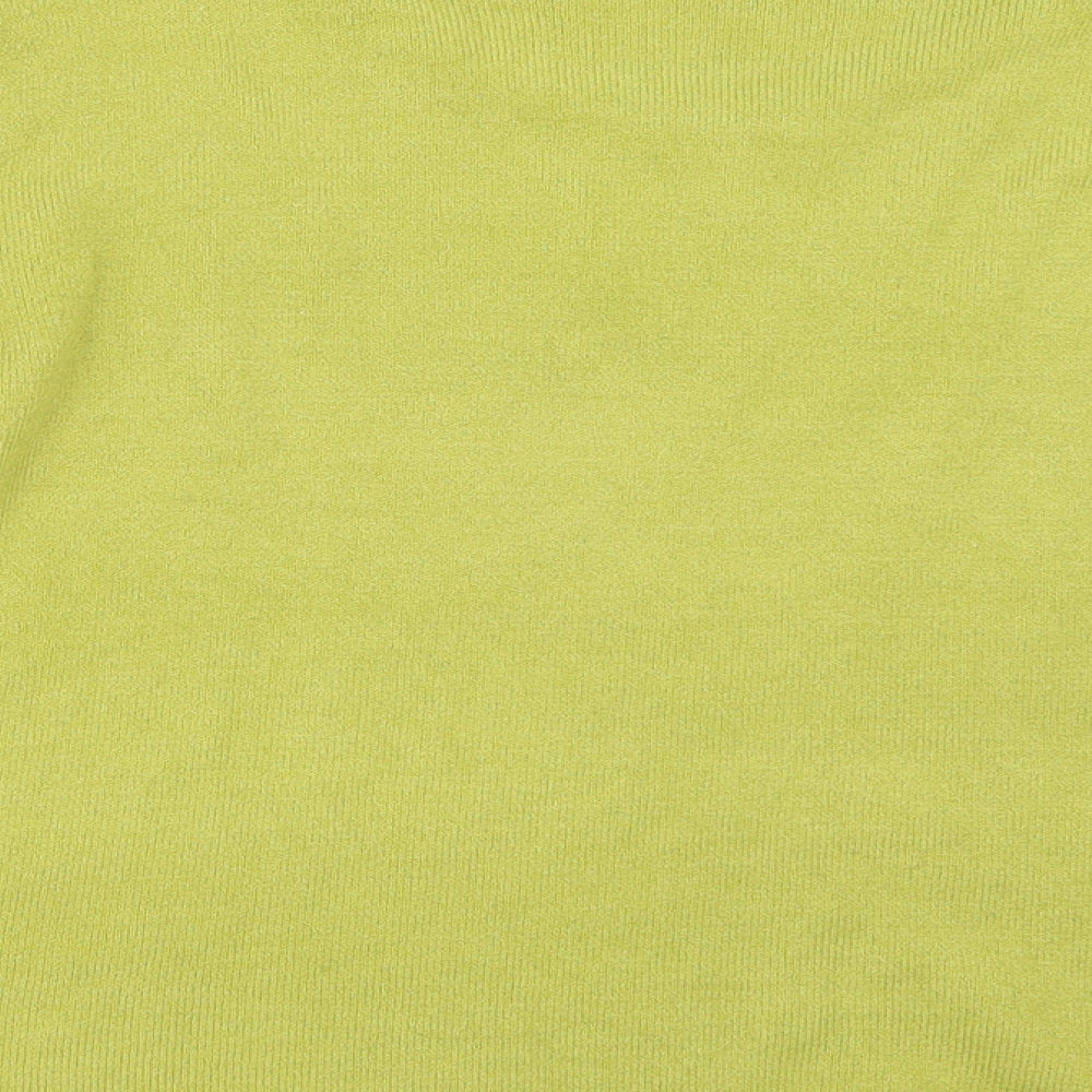 Touch Womens Green  Knit Pullover Jumper Size XL