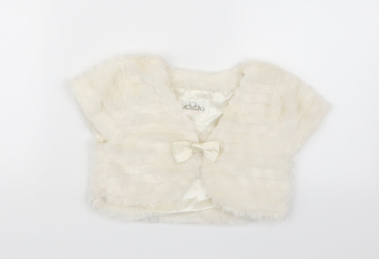 Dress to Impress Girls Ivory   Jacket  Size 5-6 Years