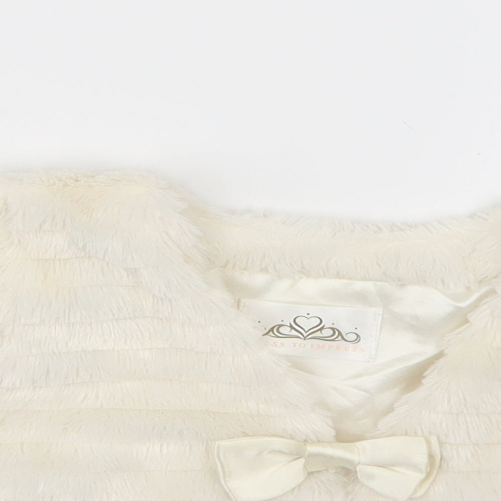 Dress to Impress Girls Ivory   Jacket  Size 5-6 Years