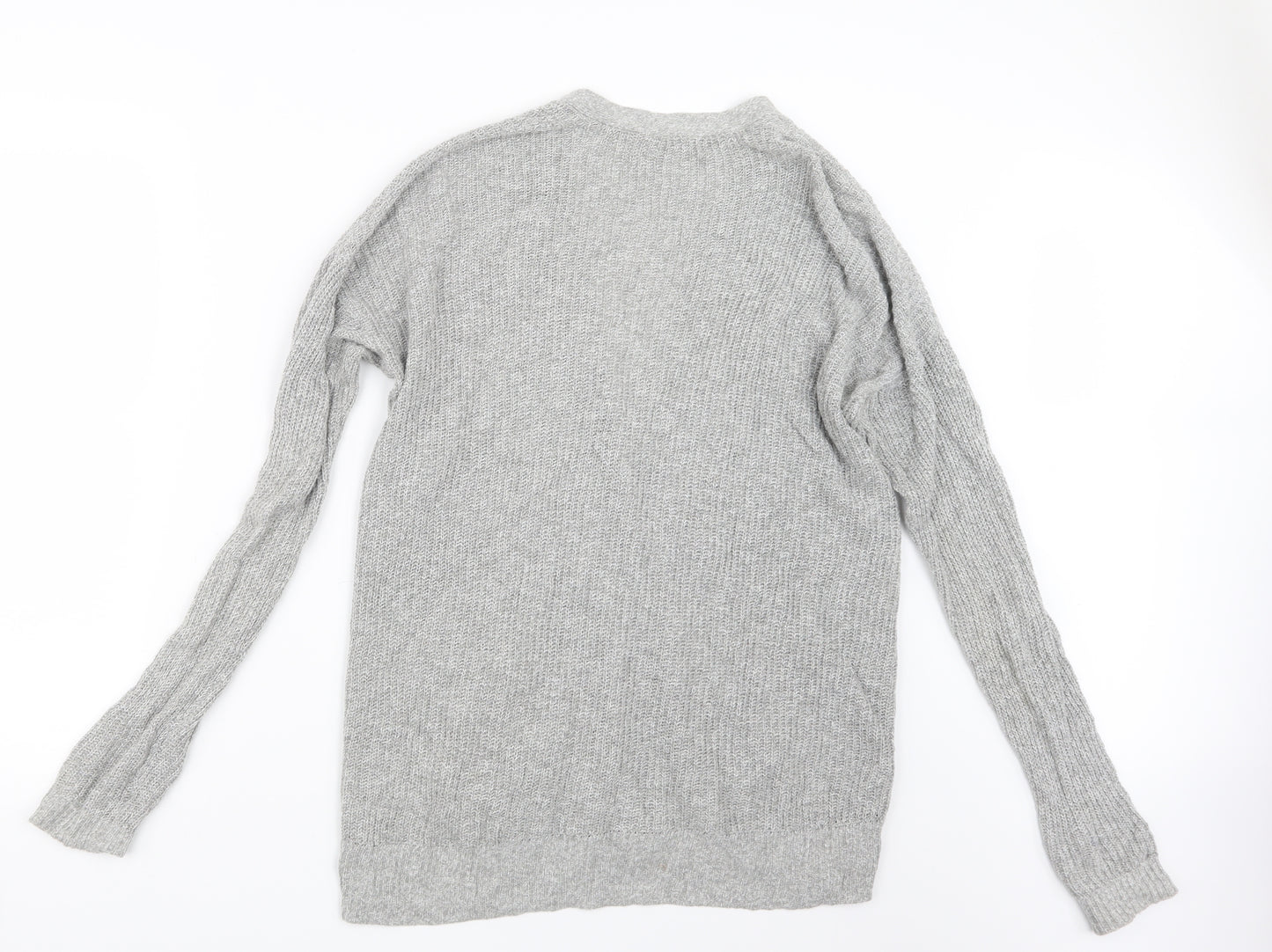 Abercrombie & Fitch Womens Grey  Knit Cardigan Jumper Size S