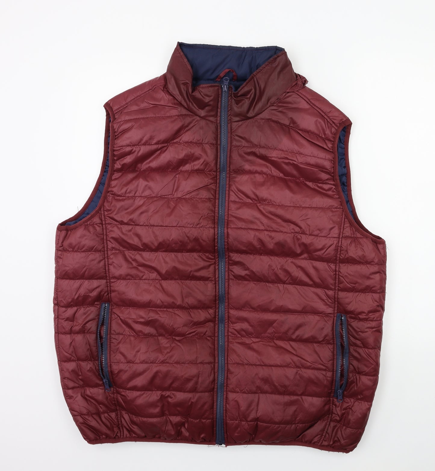 Atlas for Men Mens Red   Gilet Coat Size XL