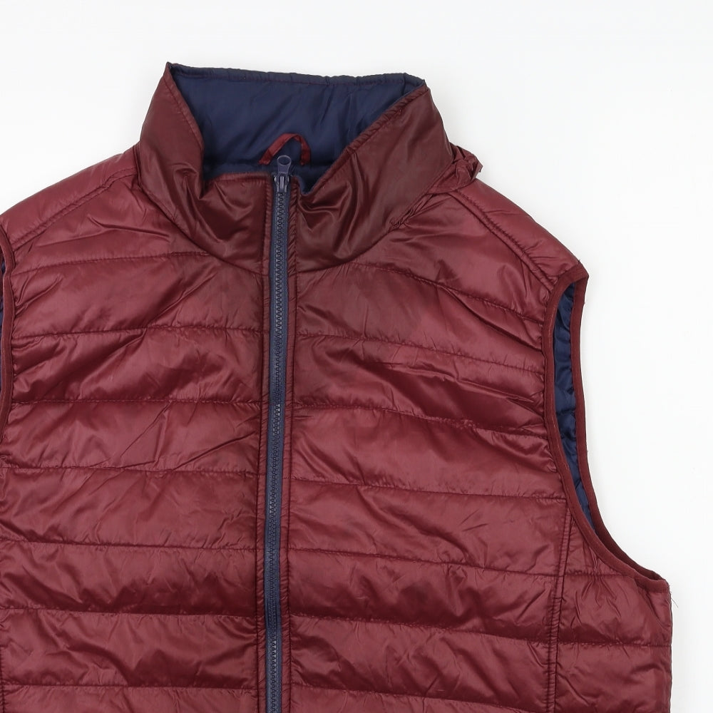 Atlas for Men Mens Red   Gilet Coat Size XL