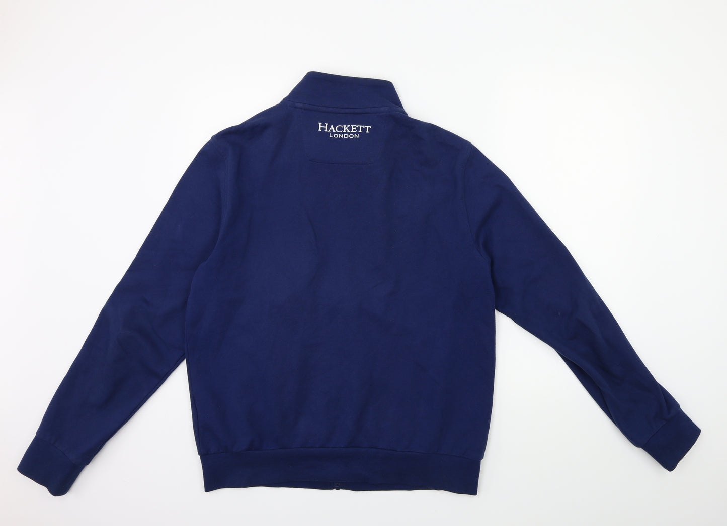 Hackett London Mens Blue   Full Zip Sweatshirt Size L