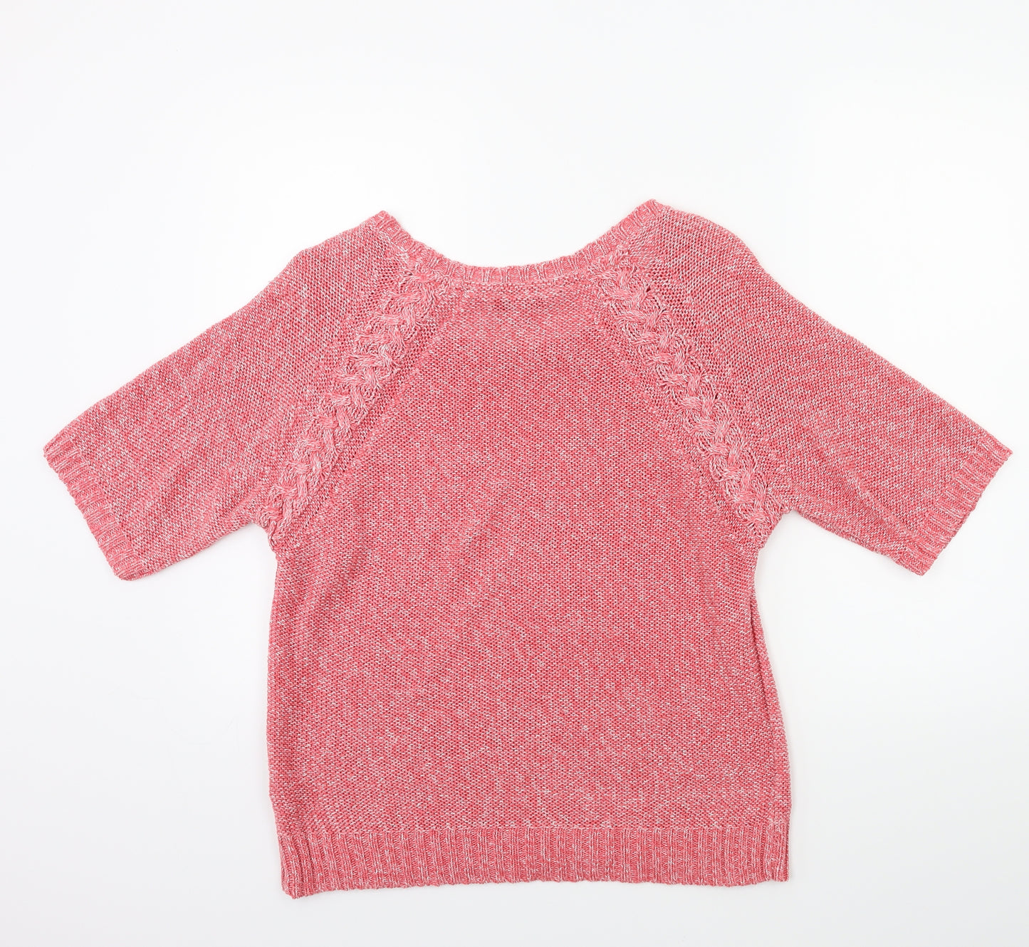 Crew Clothing Womens Pink  Knit Pullover Jumper Size 12