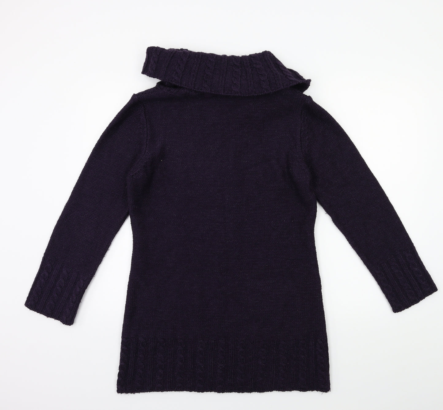 Per Una Womens Purple  Knit Pullover Jumper Size M