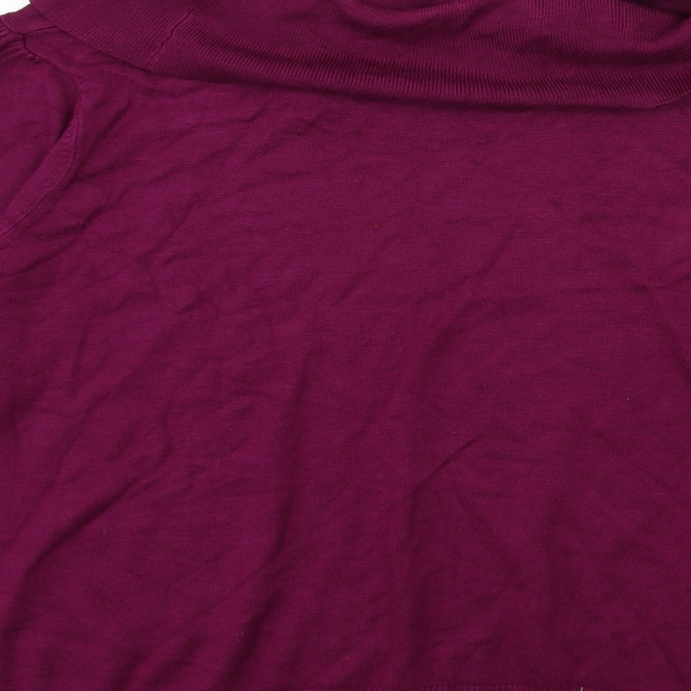 Marks and Spencer Womens Purple  Knit Pullover Jumper Size 22