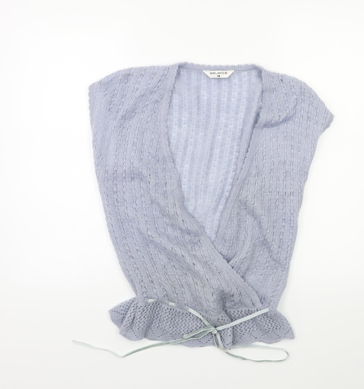 Select Womens Grey  Knit Pullover Jumper Size 14