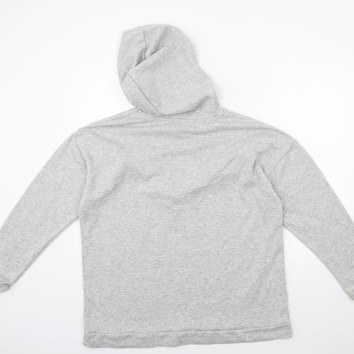 Papaya Womens Grey   Pullover Hoodie Size L