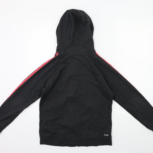 adidas Womens Grey   Full Zip Hoodie Size 8