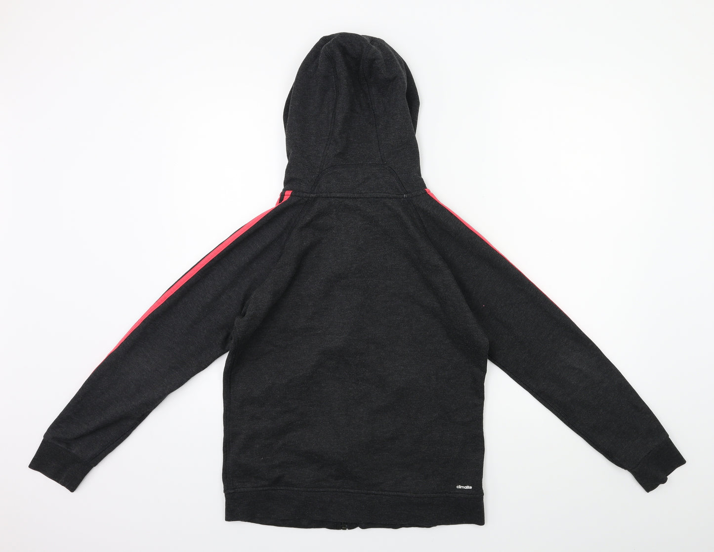 adidas Womens Grey   Full Zip Hoodie Size 8