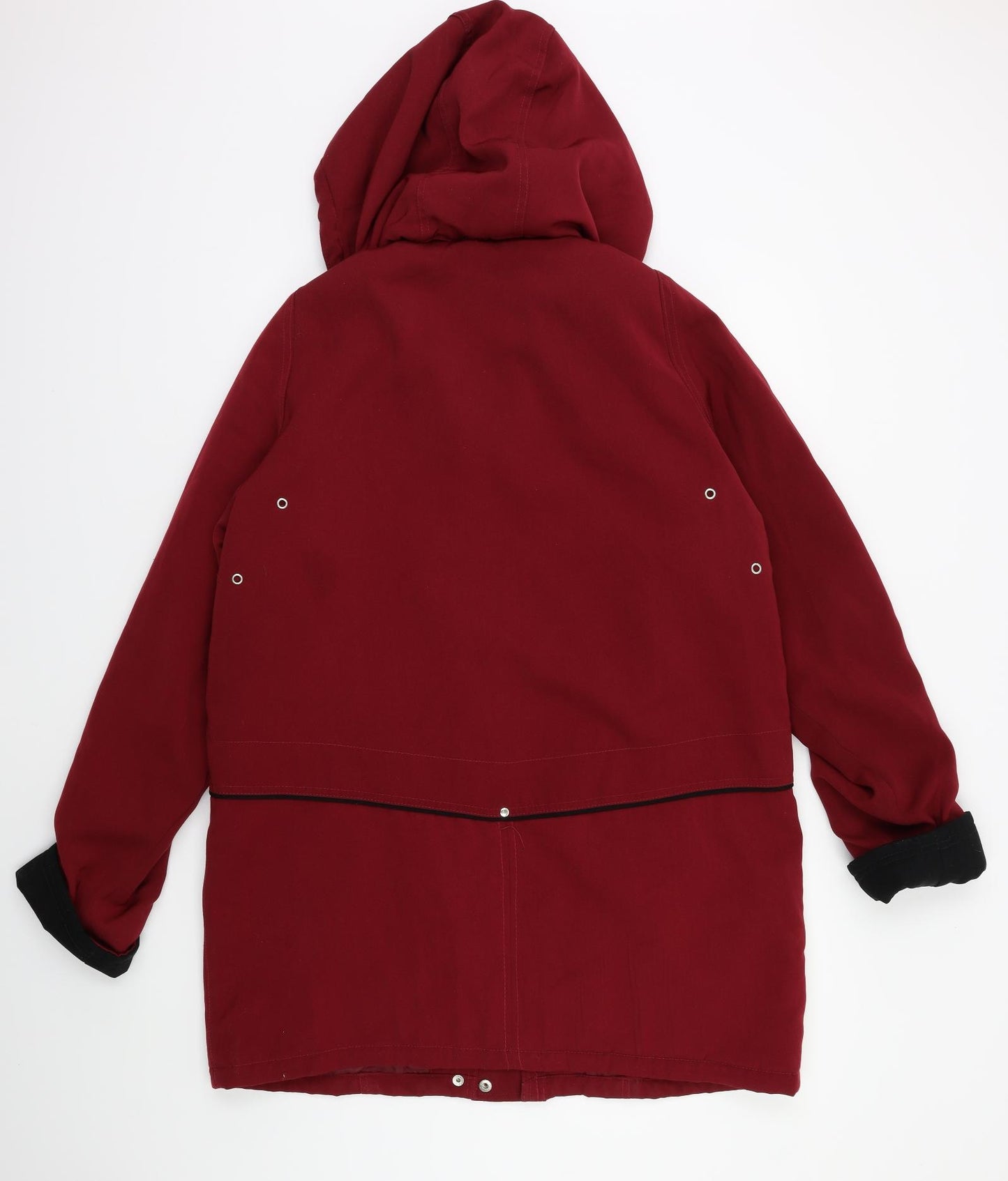 EWM Womens Red   Overcoat Coat Size 16