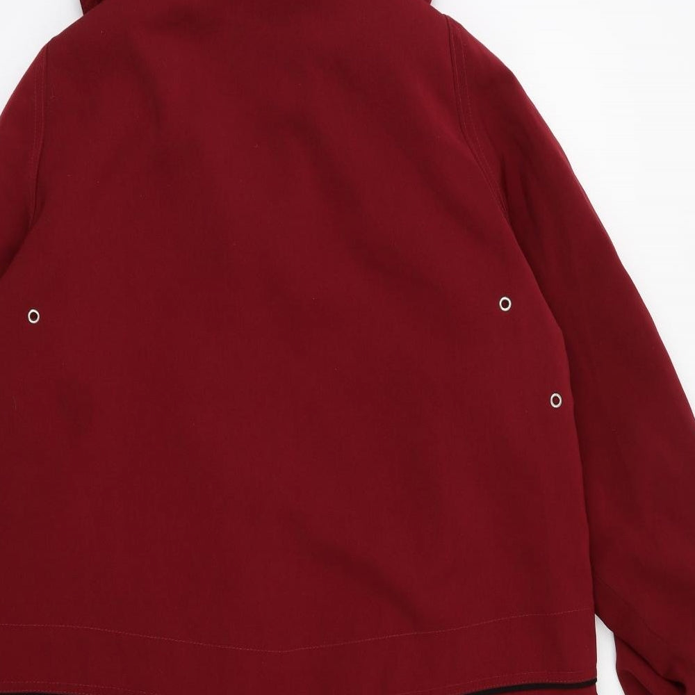 EWM Womens Red   Overcoat Coat Size 16