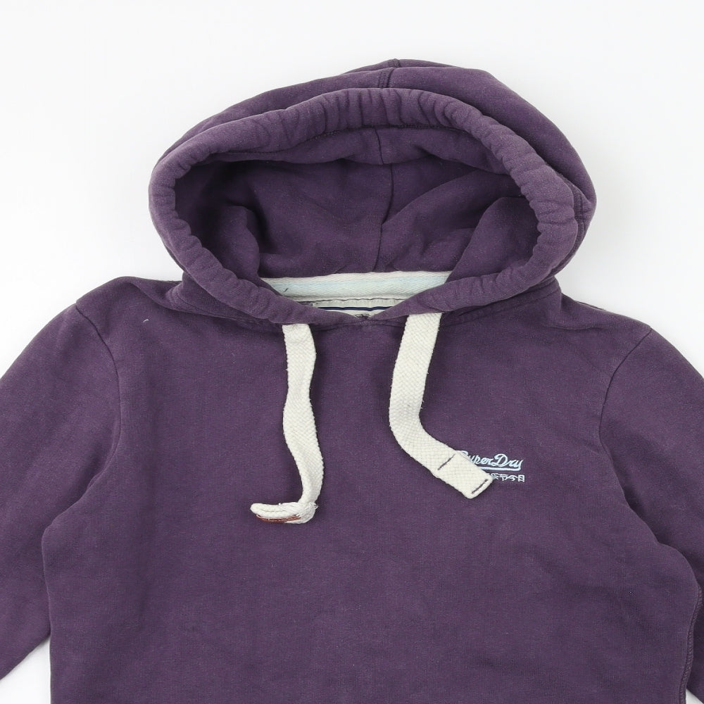 Superdry Womens Purple   Pullover Hoodie Size S