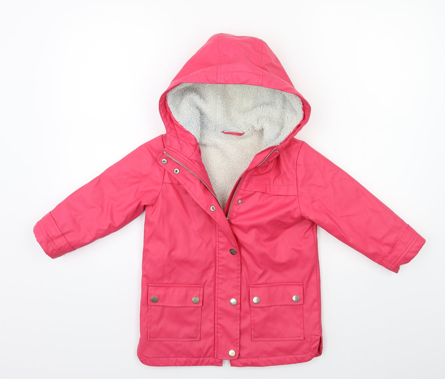NEXT Girls Pink   Rain Coat Coat Size 4 Years