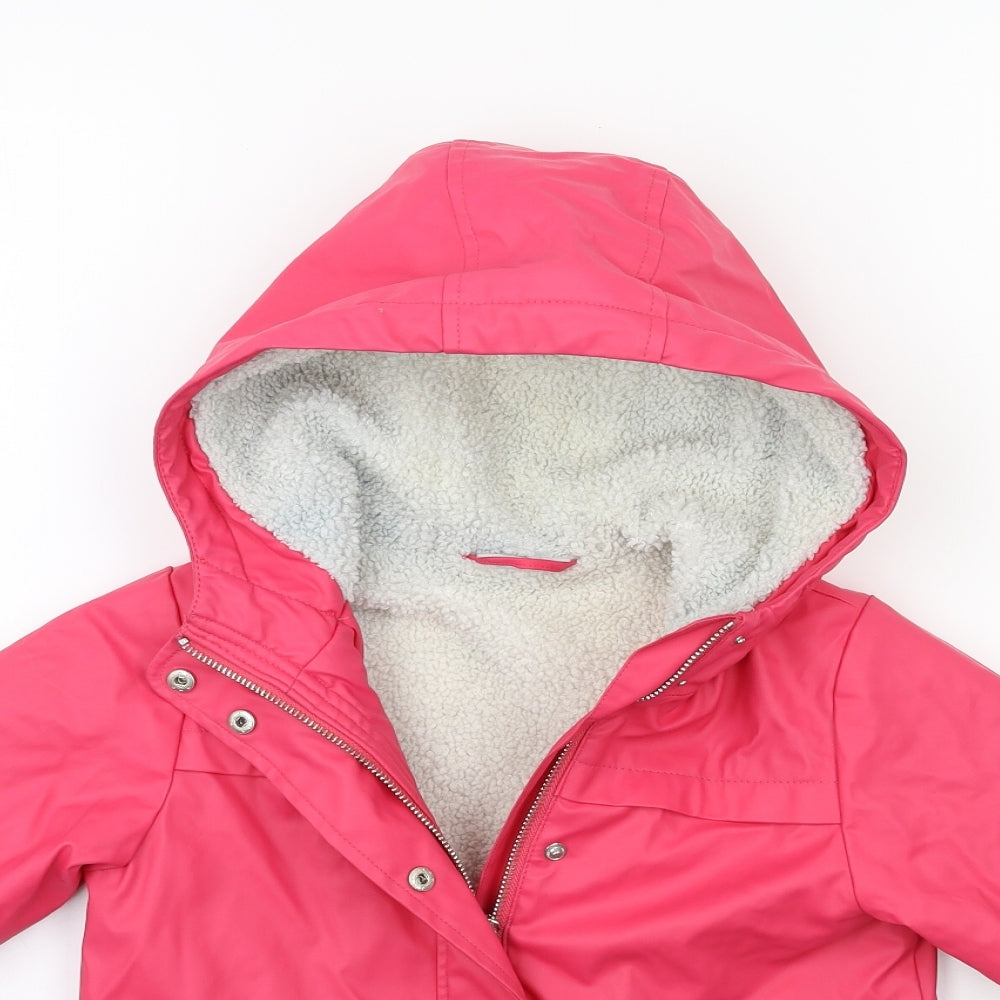 NEXT Girls Pink   Rain Coat Coat Size 4 Years