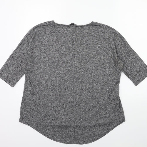 Select Womens Grey   Basic T-Shirt Size 14