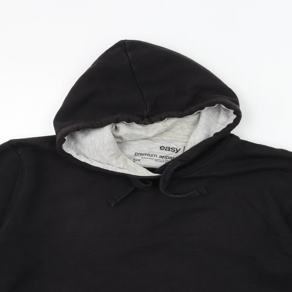 Easy Mens Brown   Pullover Hoodie Size L