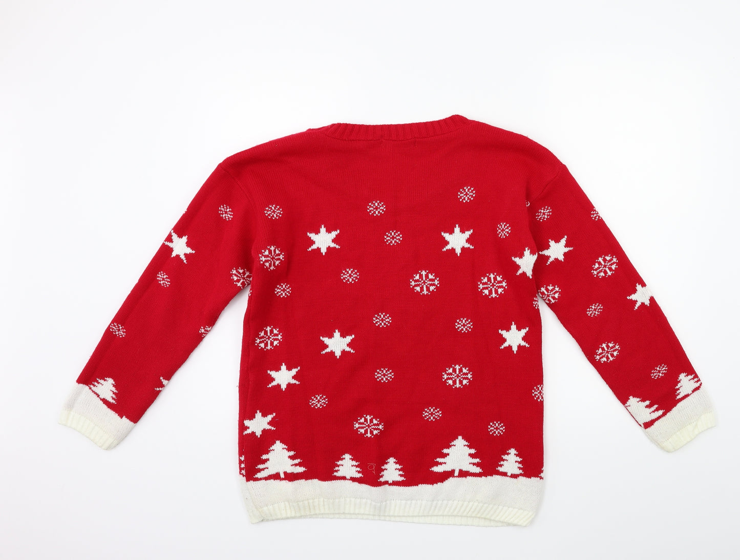 Internacionale Womens Red  Knit Pullover Jumper Size M  - CHRISTMAS