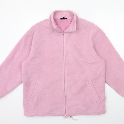 Ton Sur Ton Womens Pink  Fleece Jacket Coat Size L