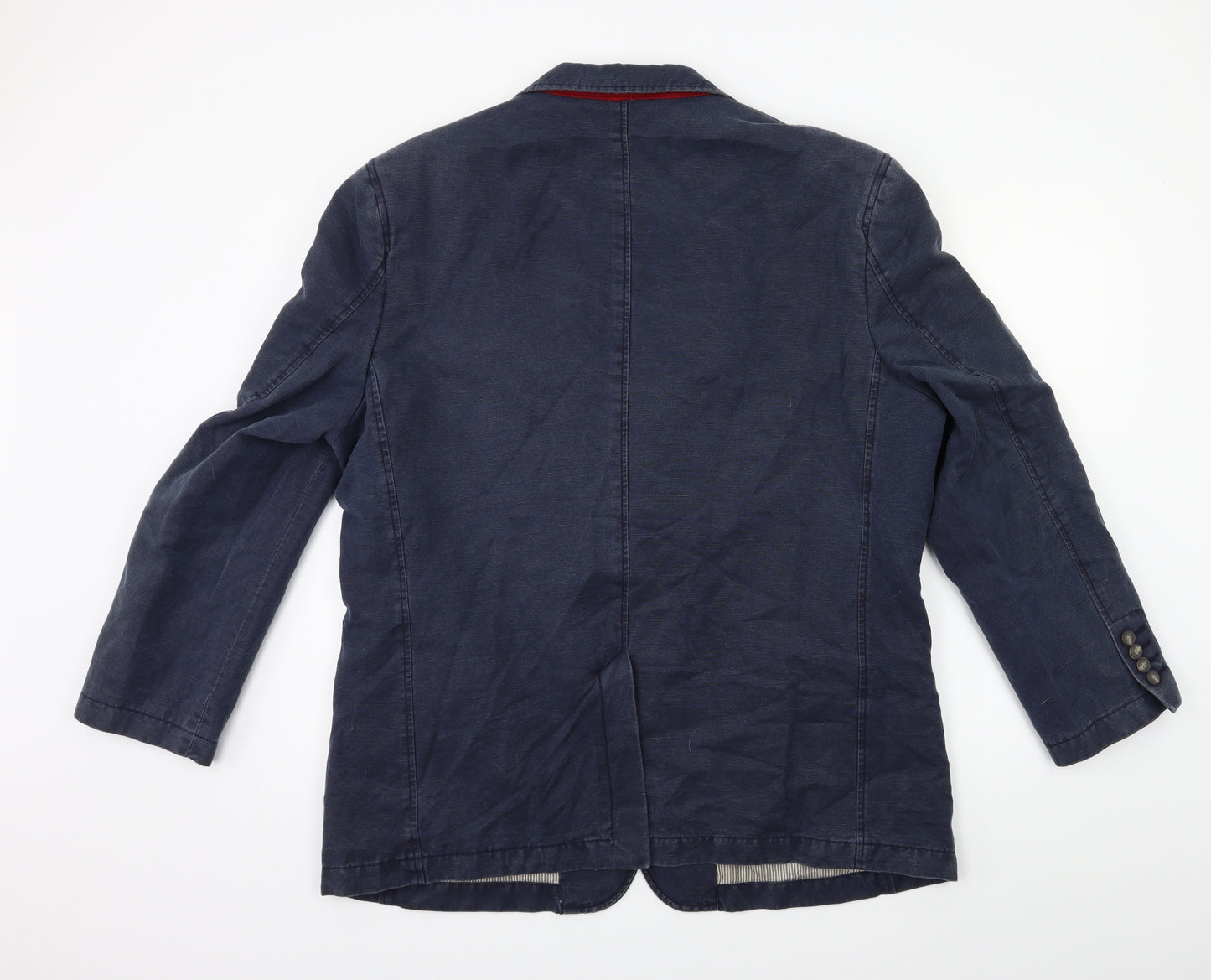 Brook Taverner Mens Blue   Jacket Suit Jacket Size 44