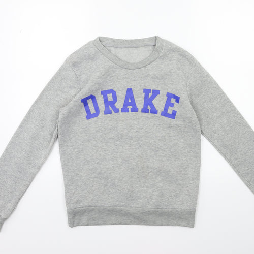 Preworn Womens Grey   Pullover Sweatshirt Size M  - drake