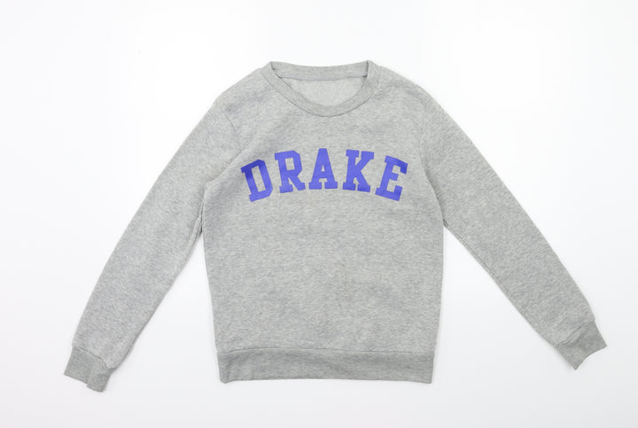 Preworn Womens Grey   Pullover Sweatshirt Size M  - drake