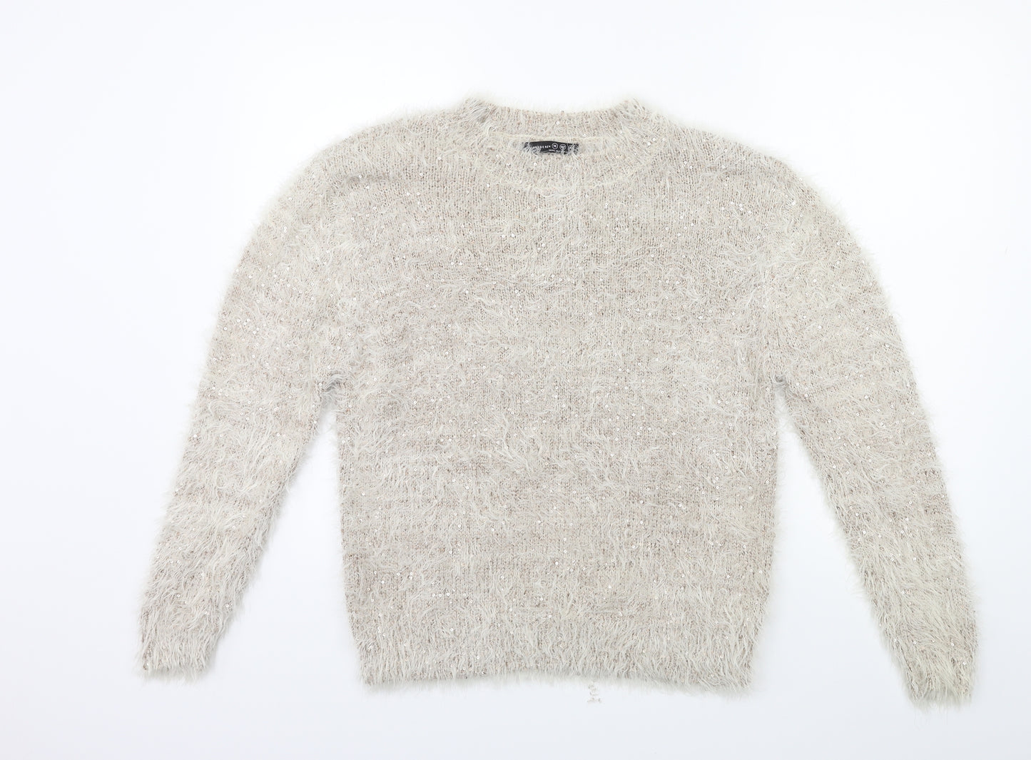 Atmosphere Womens Gold  Knit Pullover Jumper Size 14