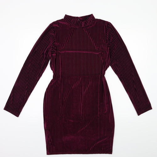 Missguided Womens Purple   Bodycon  Size 14  - Backless
