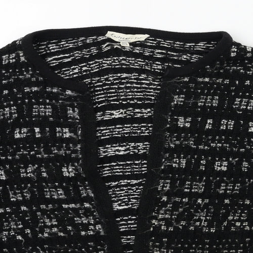 F&F Womens Black  Knit Cardigan Jumper Size 8