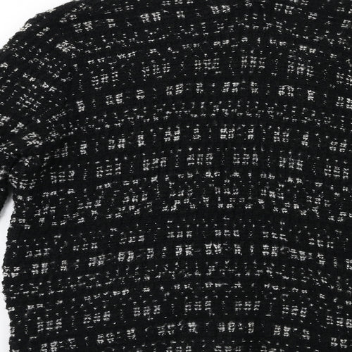 F&F Womens Black  Knit Cardigan Jumper Size 8