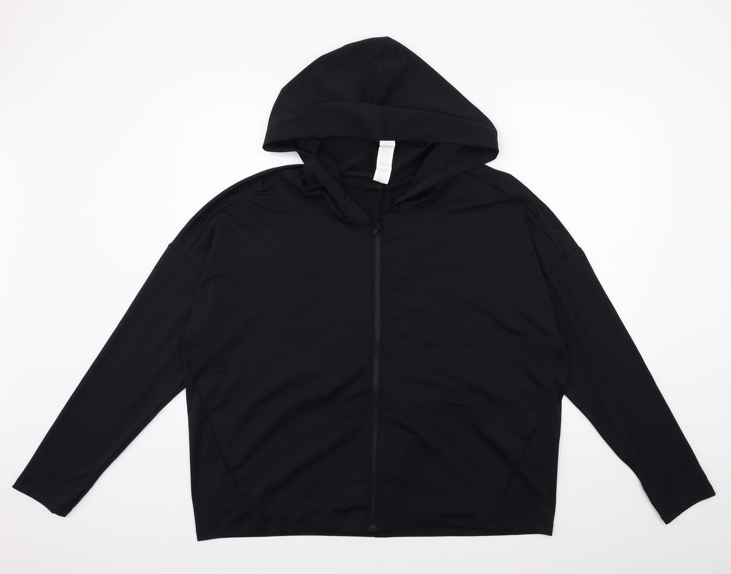 Fabletics Womens Black   Full Zip Hoodie Size XL