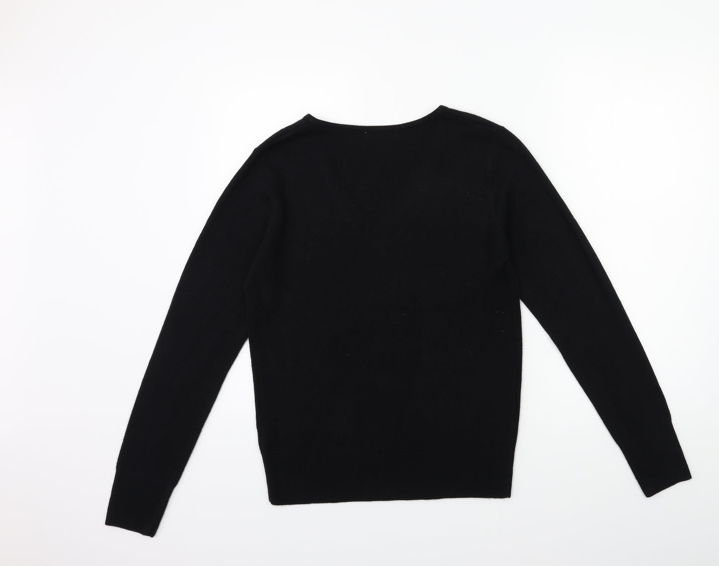 George Womens Black  Knit Pullover Jumper Size 12