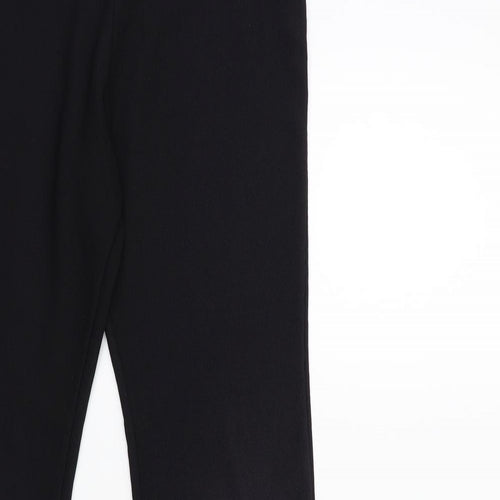 Preworn Womens Black   Trousers  Size 10 L28 in