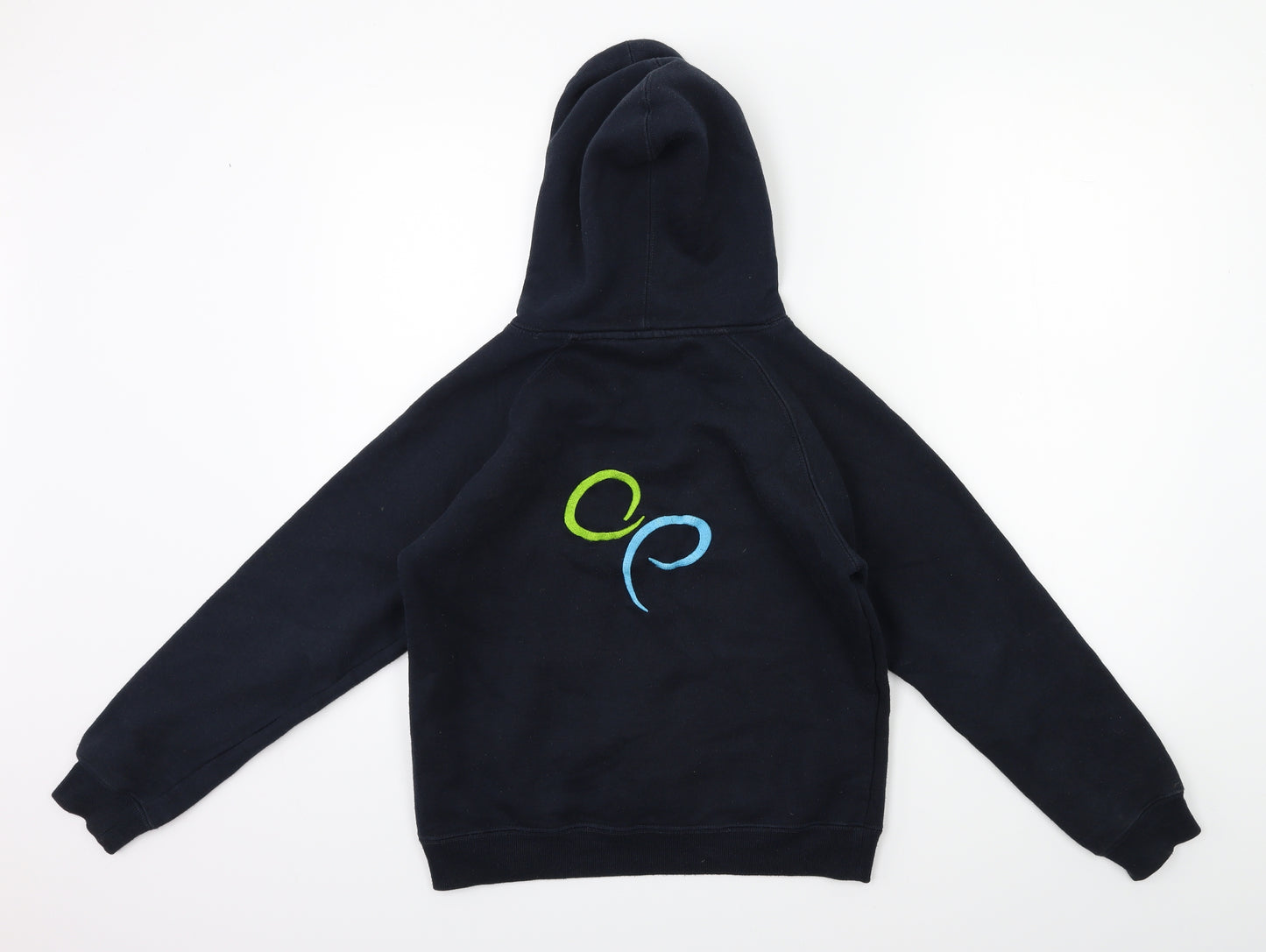 papini Boys Black   Pullover Hoodie Size 11-12 Years