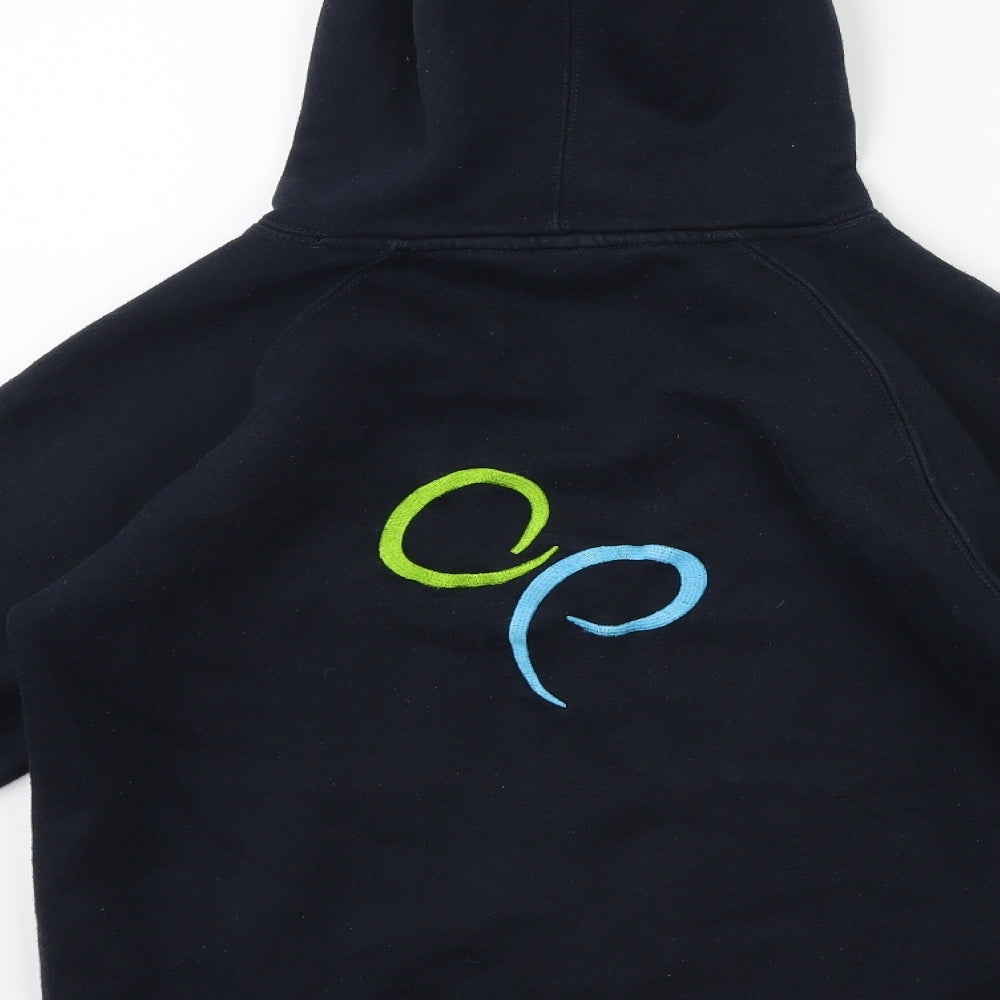 papini Boys Black   Pullover Hoodie Size 11-12 Years