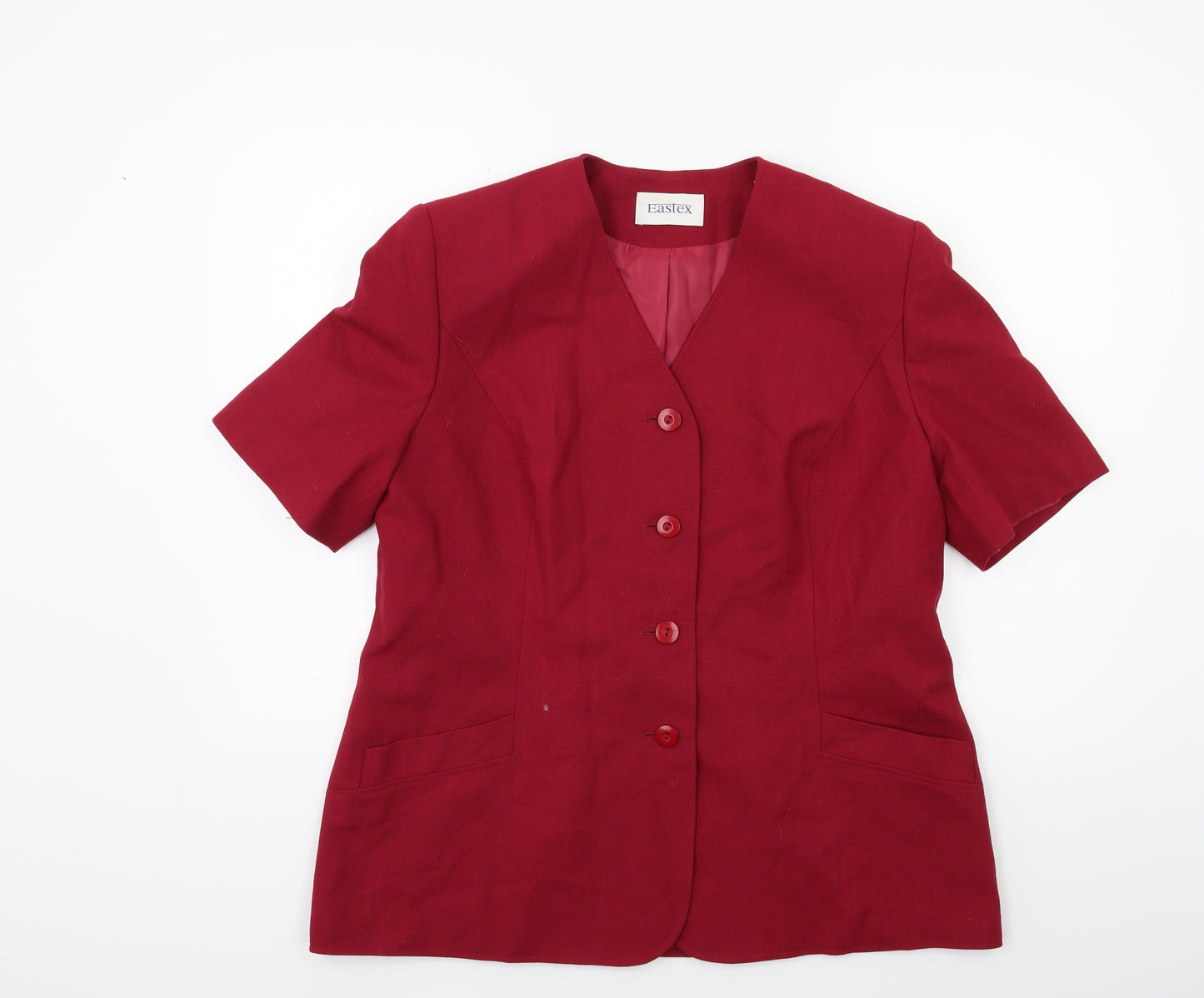 Eastex Womens Red   Jacket Blazer Size 16