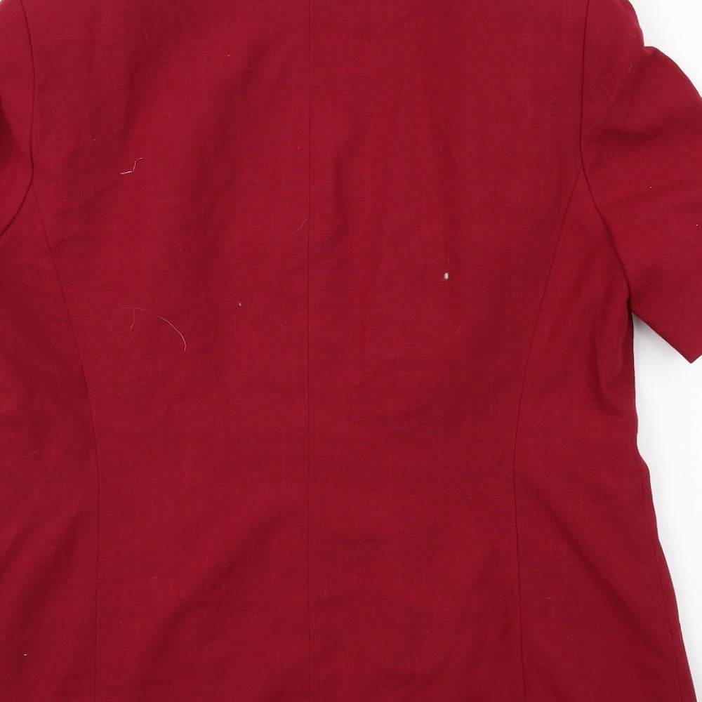 Eastex Womens Red   Jacket Blazer Size 16