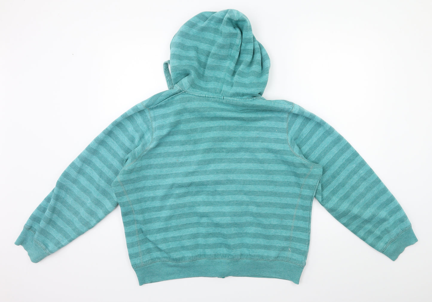George Womens Green Striped  Full Zip Hoodie Size 22