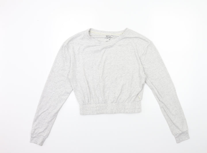 Atmosphere Womens Grey Pullover Sweatshirt Size XS