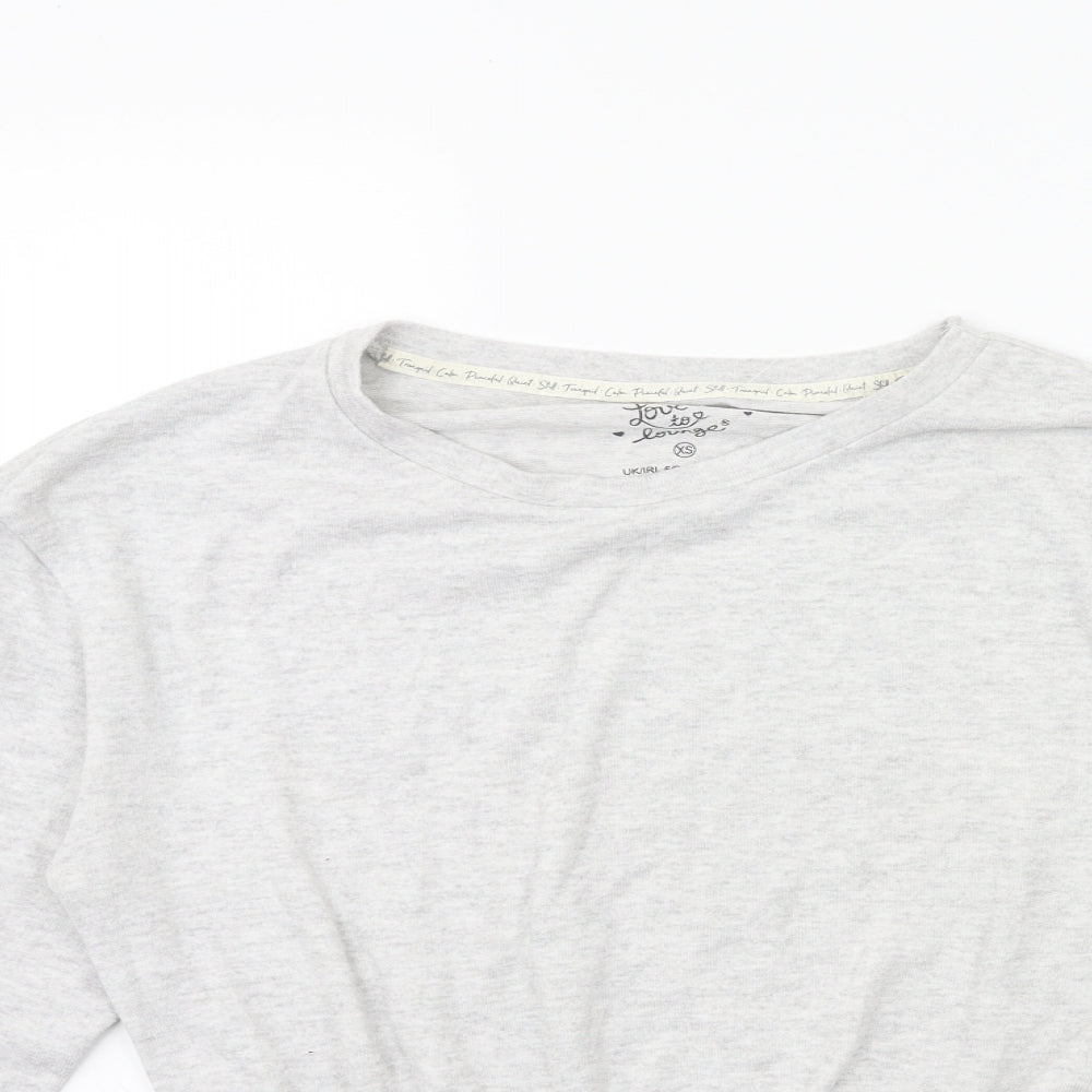 Atmosphere Womens Grey   Pullover Sweatshirt Size XS