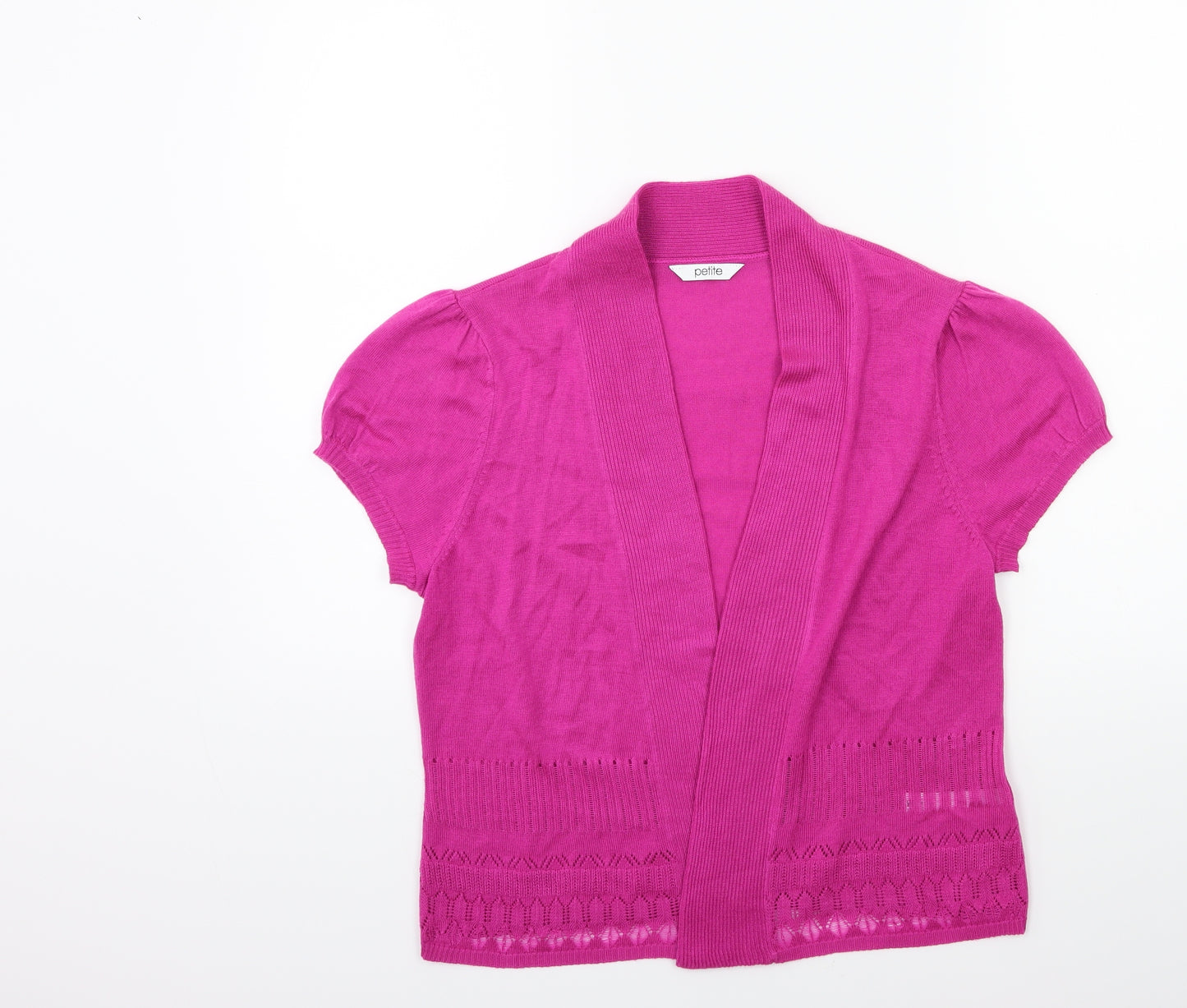 BHS Womens Purple  Knit Cardigan Jumper Size 16