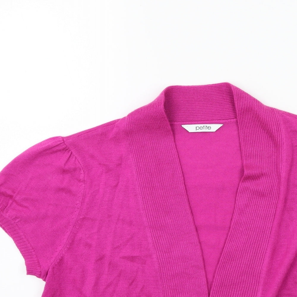 BHS Womens Purple  Knit Cardigan Jumper Size 16