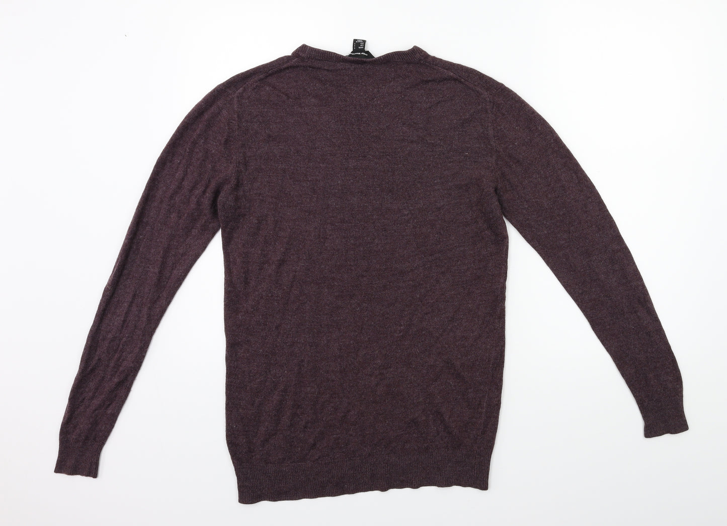 Cedar Wood State Mens Red  Knit Pullover Jumper Size S