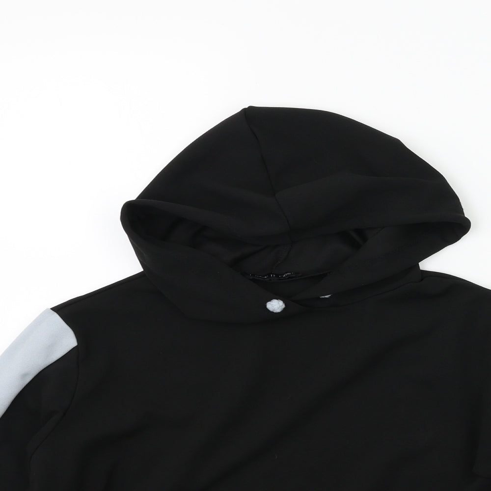 I SAW IT FIRST Womens Black   Pullover Hoodie Size 12