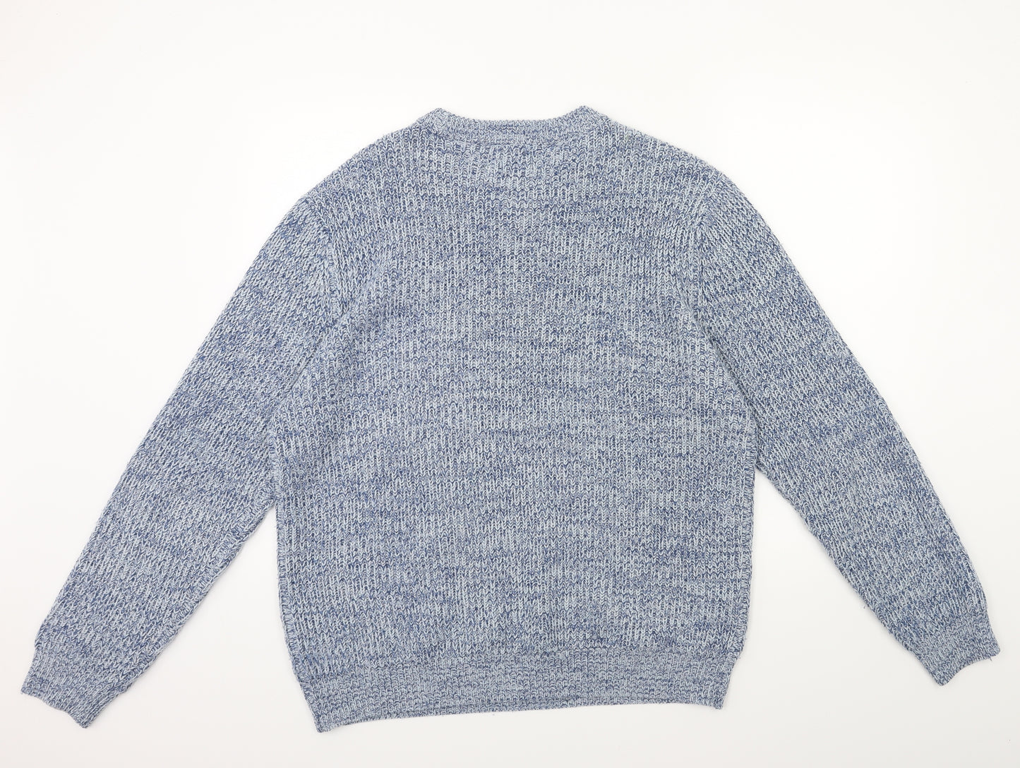 George Mens Blue  Knit Pullover Jumper Size L