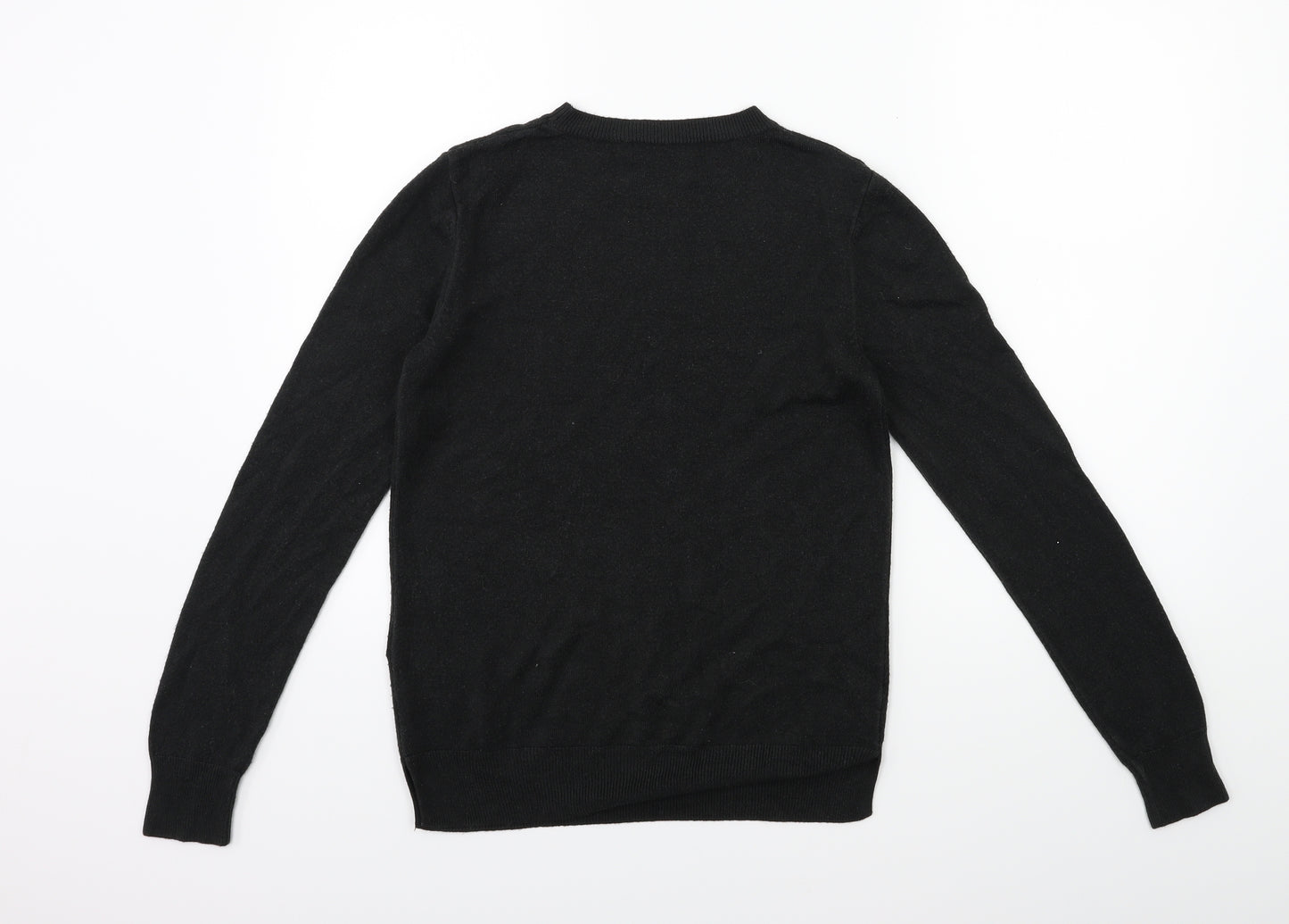 Marks and Spencer Womens Black  Knit Pullover Jumper Size 10