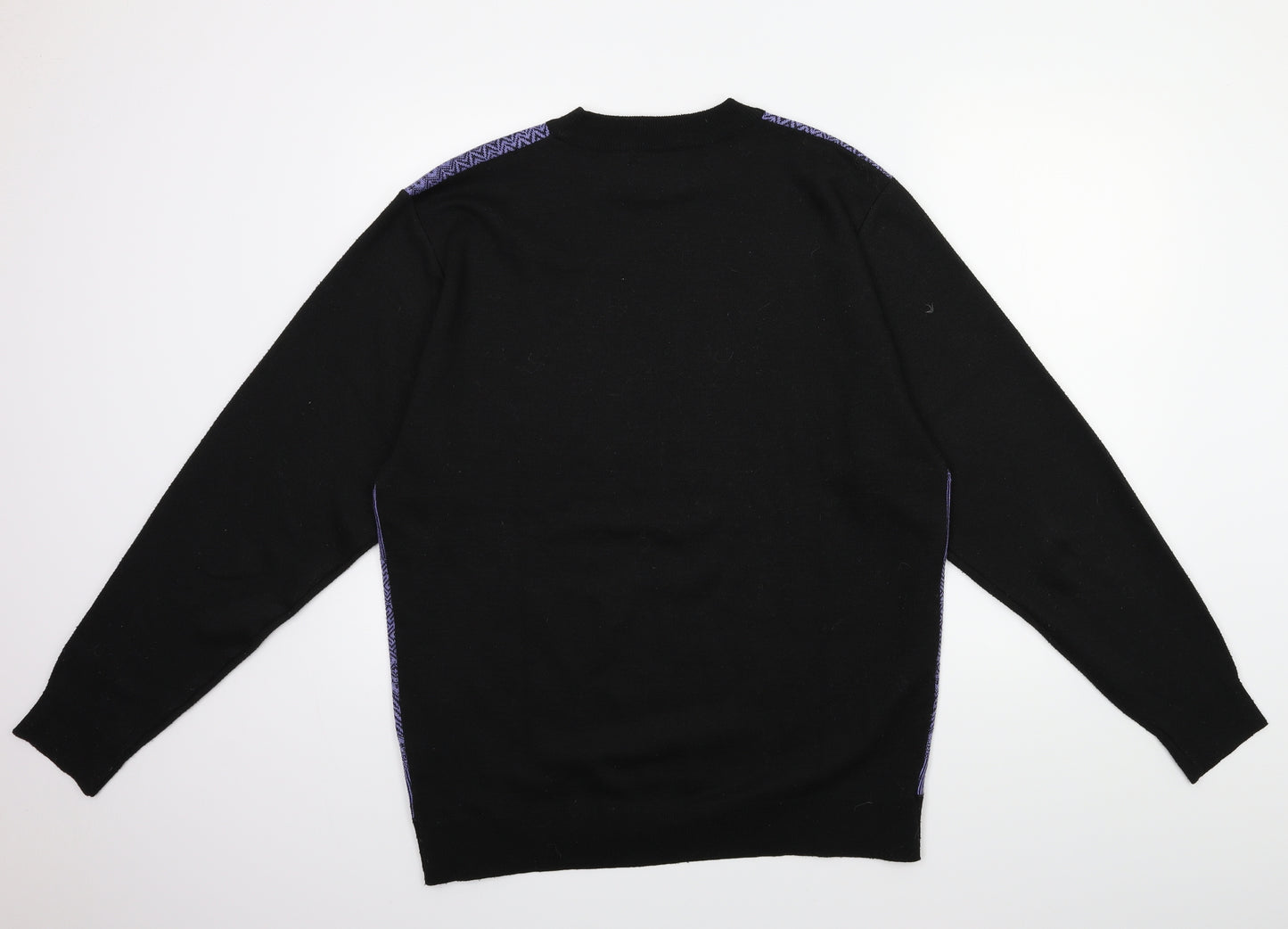 Ballantrae Mens Black  Knit Pullover Jumper Size XL