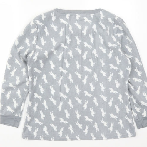 Avenue Womens Gold Solid  Top Pyjama Top Size 10  - Unicorns