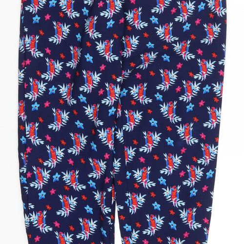 New Look Girls Blue Floral  Bloomer Trousers Size 9 Years - Birds